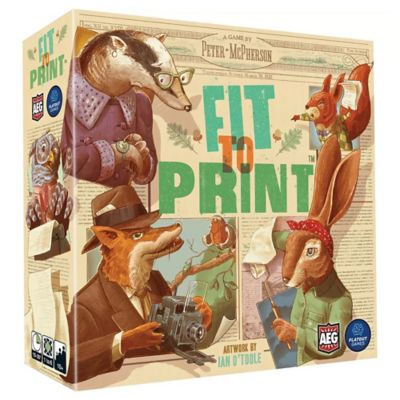 AEG Fit to Print Alderac Entertainment Group Tile Placement Board Game, 1-6 Players, Ages 10 and Up