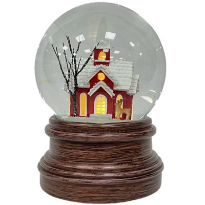 Ashfield & Harkness Sanctuary Church Decorative Snow Globe