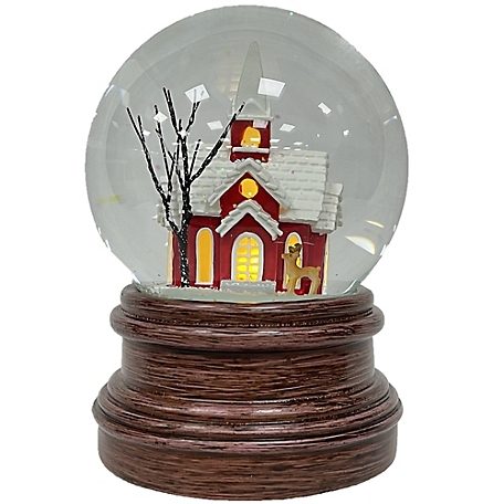 Ashfield & Harkness Sanctuary Church Decorative Snow Globe