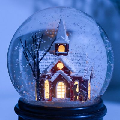 Image showing  Sanctuary Church Decorative Snow Globe