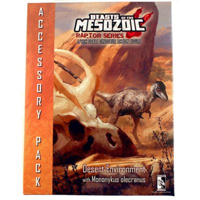 Beasts of the Mesozoic Accessory Pack: Desert Environment With Mononykus O.