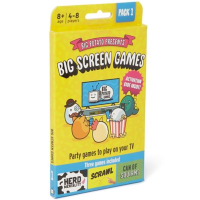 Big Potato Games Big Screen Games Box USA - Party Games