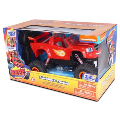 Image showing 5 th Blaze and the Monster Machines Rock Crawler 1/16 Scale Remote Control Toy, Blaze