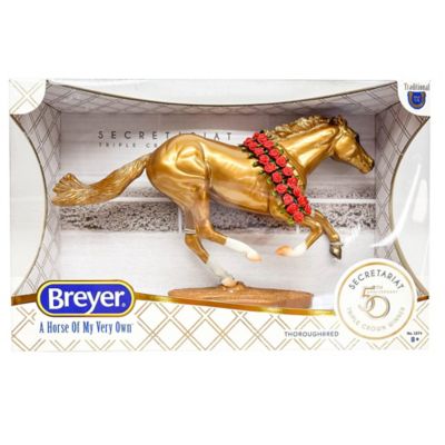 Breyer Horses The Traditional Series Gold Secretariat 50th Anniversary Model Toy