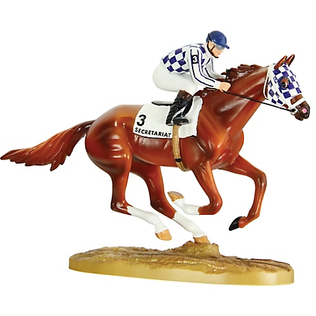Breyer Horses 50th Anniversary Triple Crown Winner Secretariat and Jockey Figurine