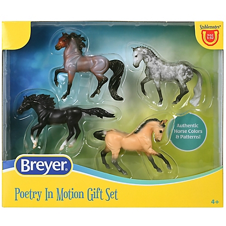 Breyer Horses Stablemates Series - Poetry in Motion 4 Horse Set