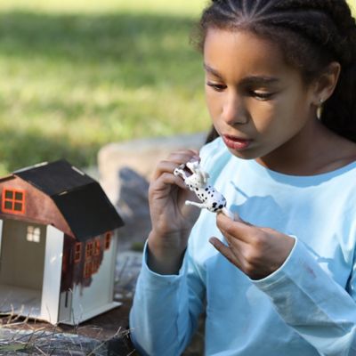 Image showing  Stablemates Series - Paint Your Own Barn and Horse