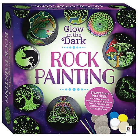  Rock Painting Kit Glow In The Dark, Kids Crafts