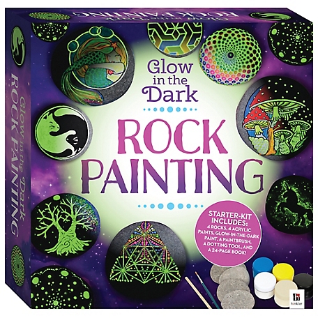 Craft Maker Glow In The Dark Rock Painting - DIY Box Set For Adults