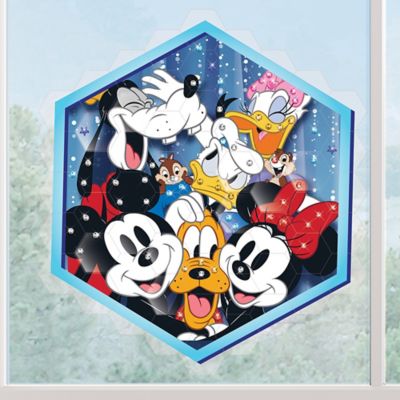 Image showing  Window Art Mosaic - Mickey & Friends - 66 pcs