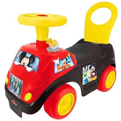 Disney Kiddieland Disney Lights 'N' Sounds Ride-On: Mickey Mouse Push Toy Car