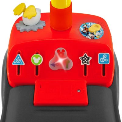 Image showing  Kiddieland Disney Lights 'N' Sounds Ride-On: Mickey Mouse Push Toy Car