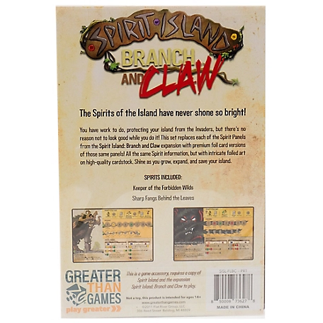 Greater Than Games Spirit Island Branch &Claw: Premium Foil Spirit Panels