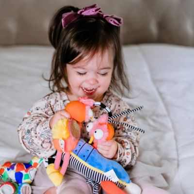 Image showing  Ollie The Oddball Oddbird Plush Musical Pull Activity Toy