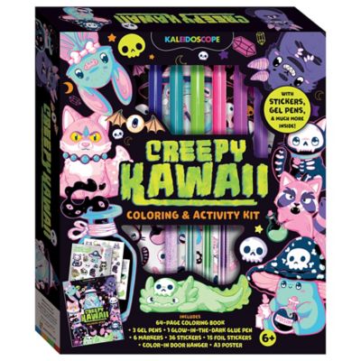 Kaleidoscope Creepy Kawaii Coloring & Activity Kit