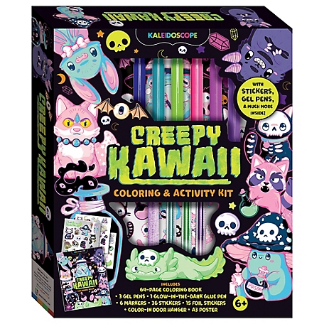 kawaii glitter stickers 64-count, Five Below