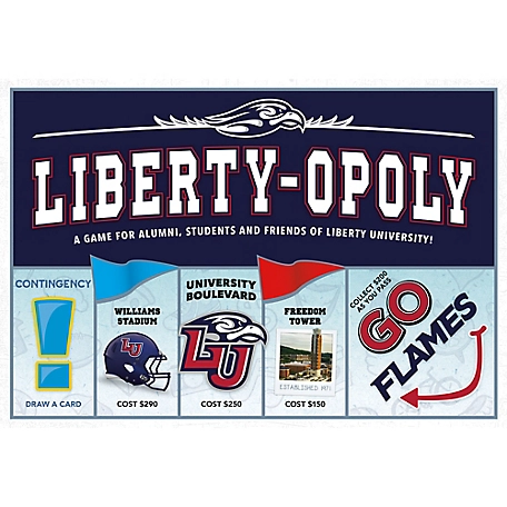 Late For the Sky Liberty-opoly - Liberty University Themed Family Board Game