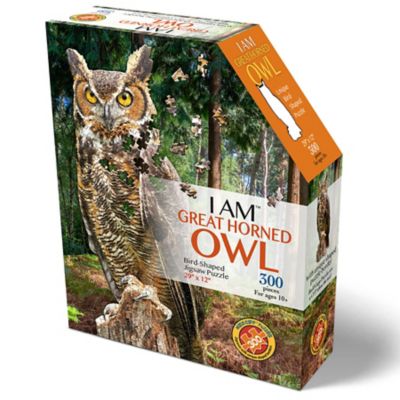 Madd Capp Games I AM GREAT HORNED OWL - 300 pc. Jigsaw Puzzle