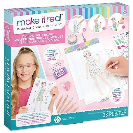 Make It Real Digital Light Board - Portable Light-Up Fashion Designing Board  at Tractor Supply Co.
