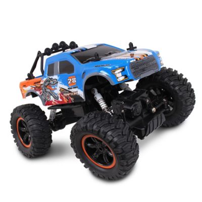 Image showing 5 th Mean Machines NKOK Rock Crawler 1:14 Scale Ford F-150 Raptor Remote Control Toy
