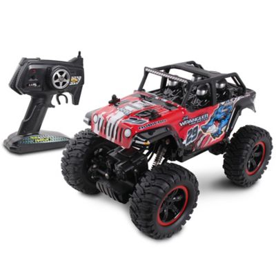 Mean Machines NKOK Rock Crawler 1:14 Scale Jeep Wrangler Unlimited Remote Control Toy