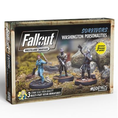 Modiphius Fallout Wasteland Warfare: Survivors: Washington Personalities - 3 Miniatures