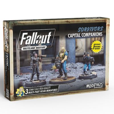 Modiphius Fallout Wasteland Warfare: Survivors: Capital Companions - 3 Miniatures