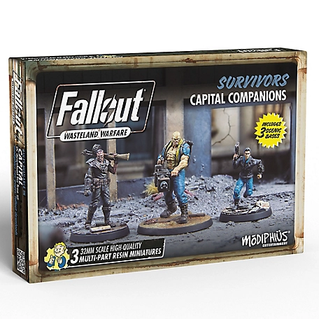 Modiphius Fallout Wasteland Warfare: Survivors: Capital Companions - 3 Miniatures
