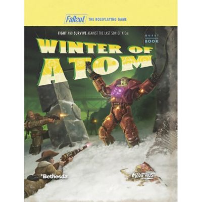 Image showing  Fallout: The Roleplaying Game Winter of Atom Book - Expansion Hardcover RPG Book