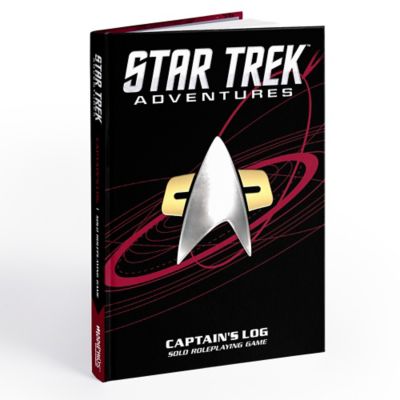 Modiphius Star Trek Adventures: Captain's Log Solo RPG - DS9 Delta Edition - Hardcover Book