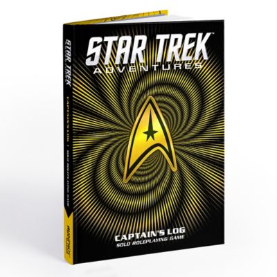 Modiphius Star Trek Adventures: Captain's Log Solo RPG - TOS Delta Edition - Hardcover Book
