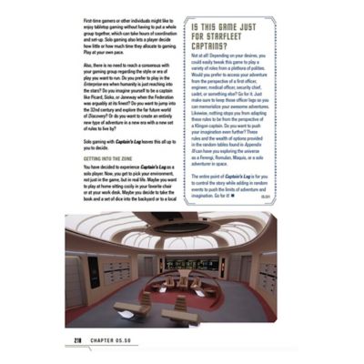 Image showing  Star Trek Adventures: Captain's Log Solo RPG - TOS Delta Edition - Hardcover Book