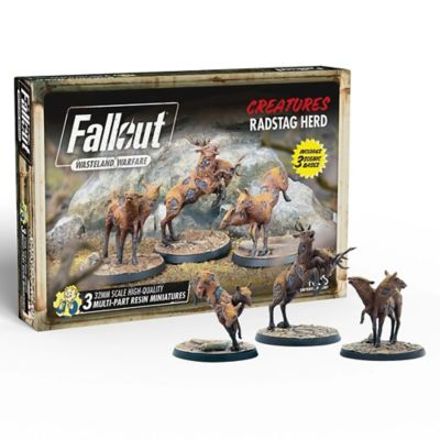 Modiphius Fallout Wasteland Warfare: Creatures - Radstag Herd - 3 Figures