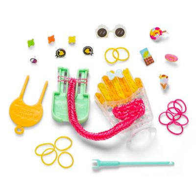 Image showing 8 th Rainbow Loom Loomies Food Figurines - 4 Character Rubber Band Kit