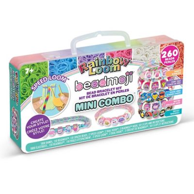 Image showing 6 th Rainbow Loom Beadmoji Mini Combo - DIY Rubber Band & Bead Bracelet Kit