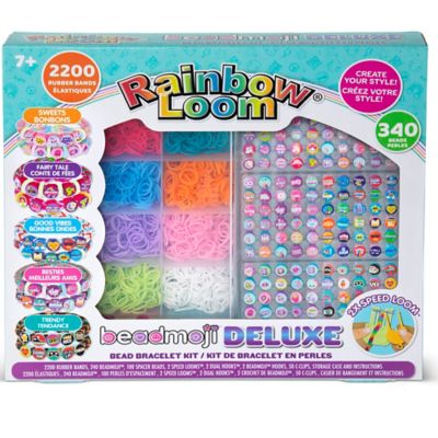 Rainbow Loom Beadmoji Deluxe - DIY Rubber Band & Bead Bracelet Kit