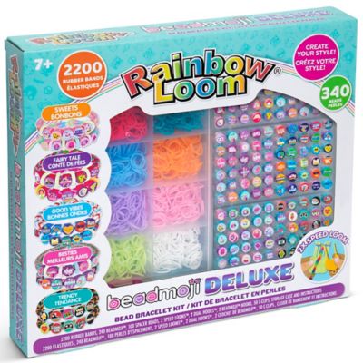 Image showing 6 th Rainbow Loom Beadmoji Deluxe - DIY Rubber Band & Bead Bracelet Kit