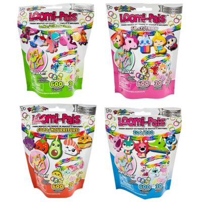 Rainbow Loom Loomi-Pals Collectible 4 PK Bundle: Zoo, Dino, Fairy, Food