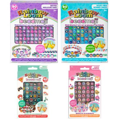 Rainbow Loom Beadmoji 4 Pack Bundle: Besties, Good Vibes, Sweets, Trendy