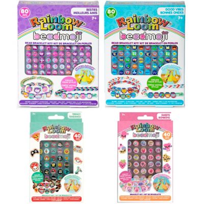 Rainbow Loom Beadmoji 4 Pack Bundle: Besties, Good Vibes, Sweets, Trendy