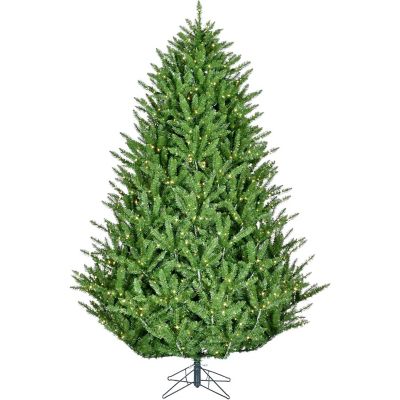 Fraser Hill Farm 7.5 ft. Centerville Pine Artificial Christmas Tree with Warm White Fairy LED Lights and Remote Control
