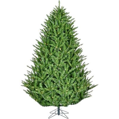 Fraser Hill Farm 7.5 ft. Pre-Lit Centerville Pine Artificial Christmas Tree with Warm White Fairy LED Lights and Remote Control