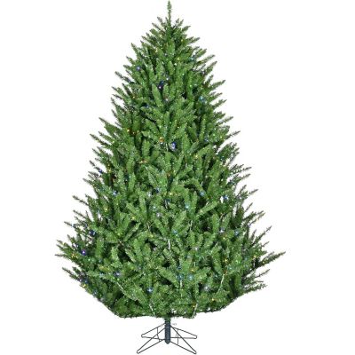 Fraser Hill Farm 7.5 ft. Centerville Pine Artificial Christmas Tree with Multicolor Fairy LED Lights and Remote Control