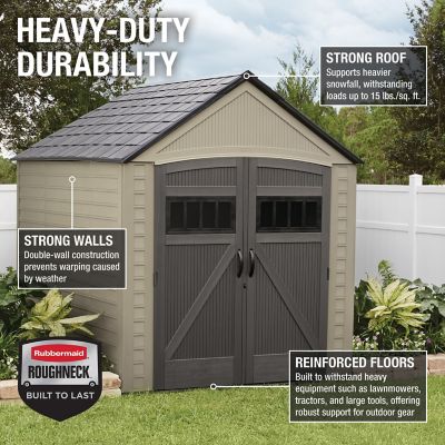 Image showing  7 ft. x 10.5 ft. Roughneck Storage Shed