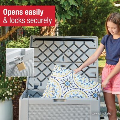 Image showing  74 gal. Medium Resin Outdoor Storage Deck Box