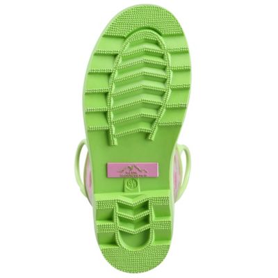 Image showing 7 th Blue Mountain Girls' Strawberry Print Mid Waterproof Rubber Boots