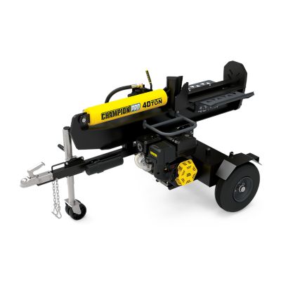 Image showing 8 th Champion Power Equipment 40-Ton Gas-Powered PRO Commercial Grade Horizontal/Vertical Full Beam Log Splitter, Auto Return
