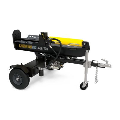 Image showing 9 th Champion Power Equipment 40-Ton Gas-Powered PRO Commercial Grade Horizontal/Vertical Full Beam Log Splitter, Auto Return