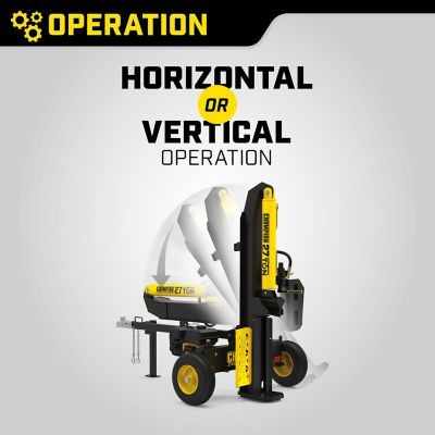 Image showing 5 th Champion Power Equipment 27-Ton Gas-Powered Horizontal/Vertical Full Beam Log Splitter with Auto Return