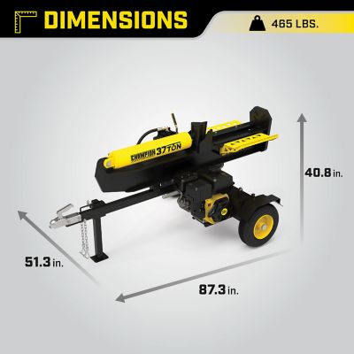 Image showing 6 th Champion Power Equipment 27-Ton Gas-Powered Horizontal/Vertical Full Beam Log Splitter with Auto Return